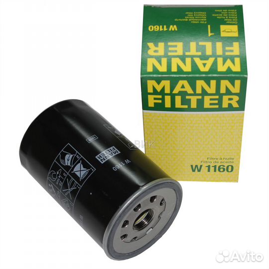 Фильтр масляный OC206 MAN M90/G90/L2000 W1160