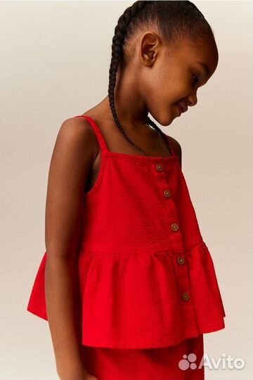 Летний костюм топ брюки hm 104 116 на девочку