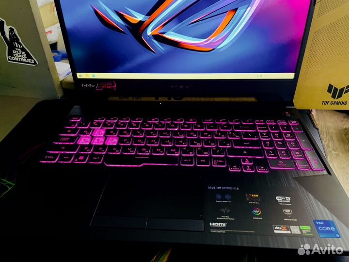 Новый Ноутбук Asus TUF i5-11Th/RTX2050/16/SSD512