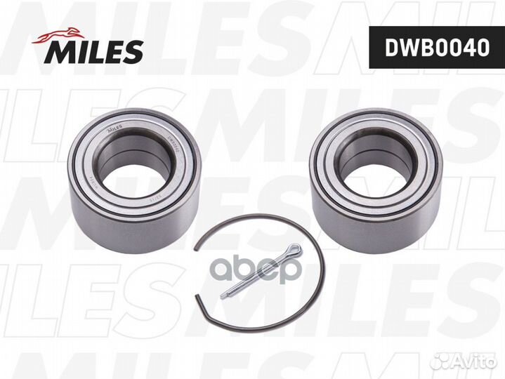 Подшипник ступ. hyundai I20 08- пер. DWB0040 Miles
