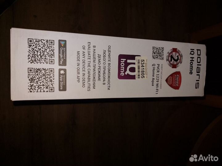 Робот пылесос polaris pvzr 1229 Wi-Fi IQ Home Aqua