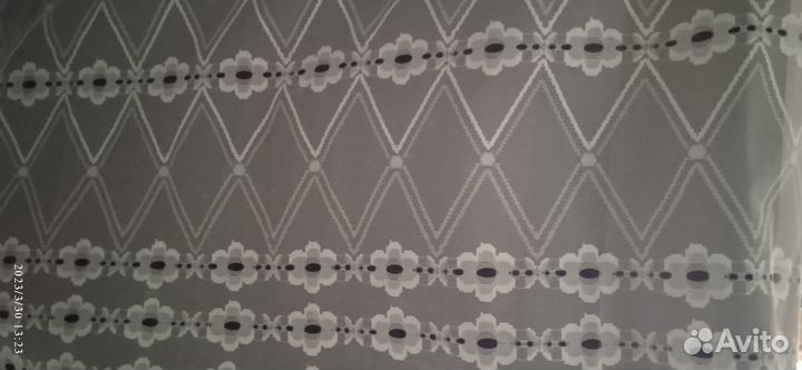 Тюль белого цвета 145 на 245 см