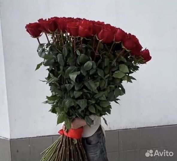 Высокие красные розы букеты с доставкой