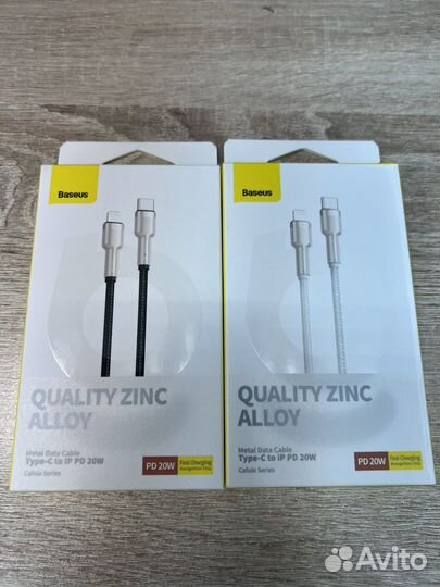 Кабель плетеный для iPhone USB-C to Lightning 1м