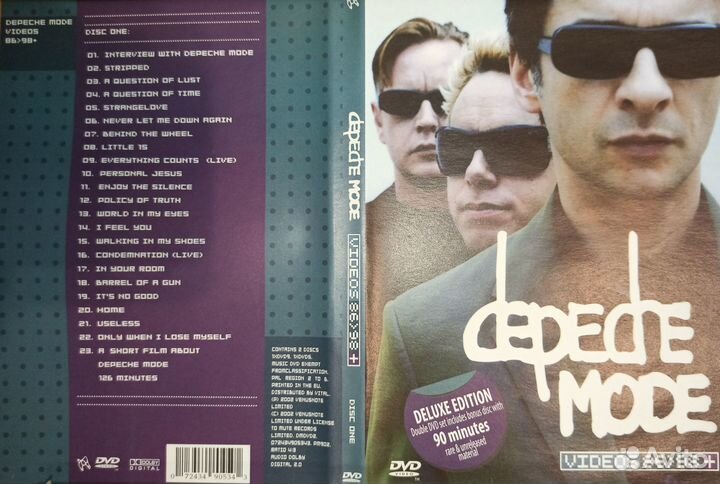 DVD-видео диски depeche mode