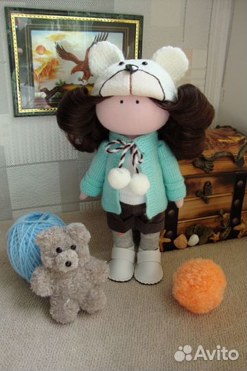 Кукла Лиза. Интерьерная, ручная работа. Тильда