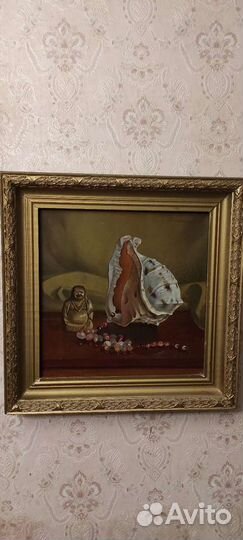 Картина маслом на холсте пейзаж, натюрморт