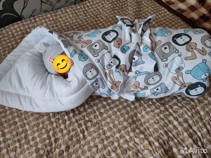 Одеяло на выписку весна-осень