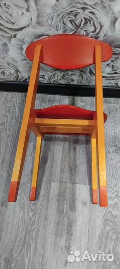 Стульчик детский хохлома