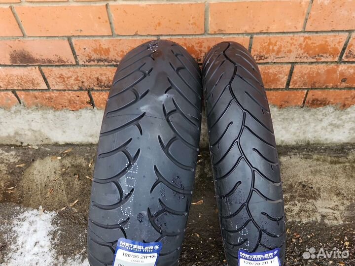 Комплект шин 120 70 17 и 180 55 17 спорт турист