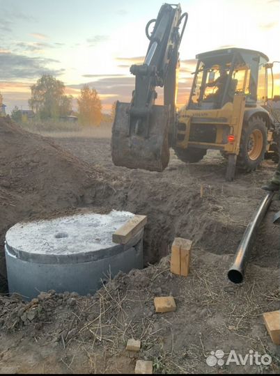 Установка жби колец