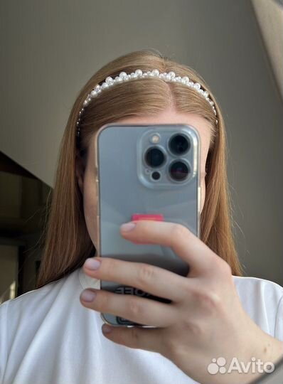 Ободок жемчужный