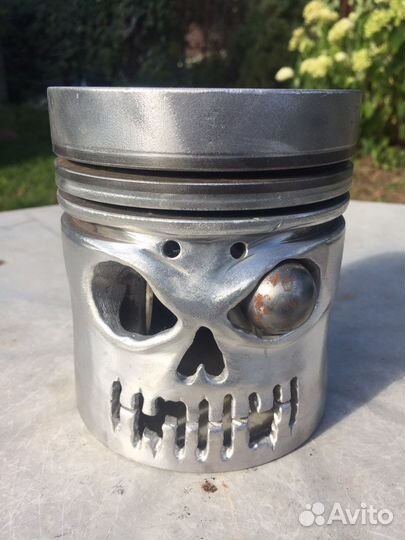 Интерьерная пепельница/подсвечник из металла