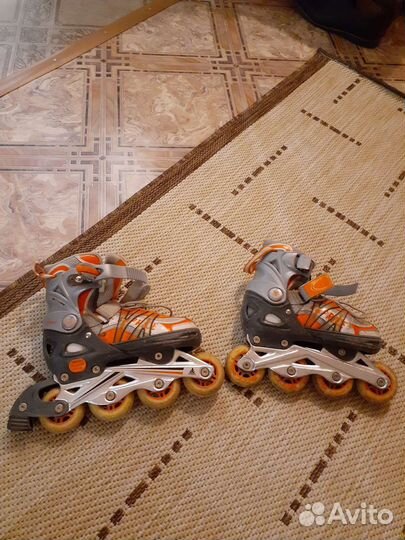Роликовые коньки детские раздвижные