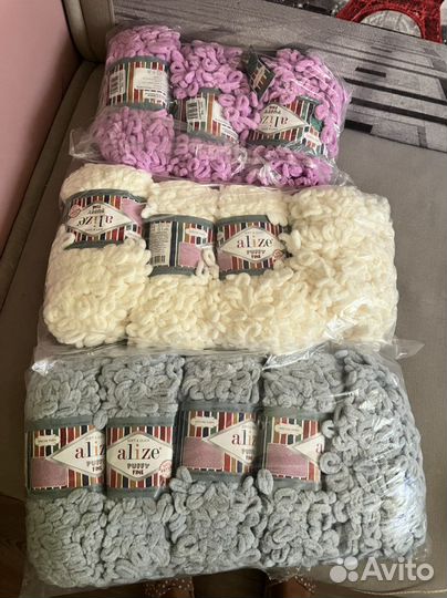 Пряжа alize puffy