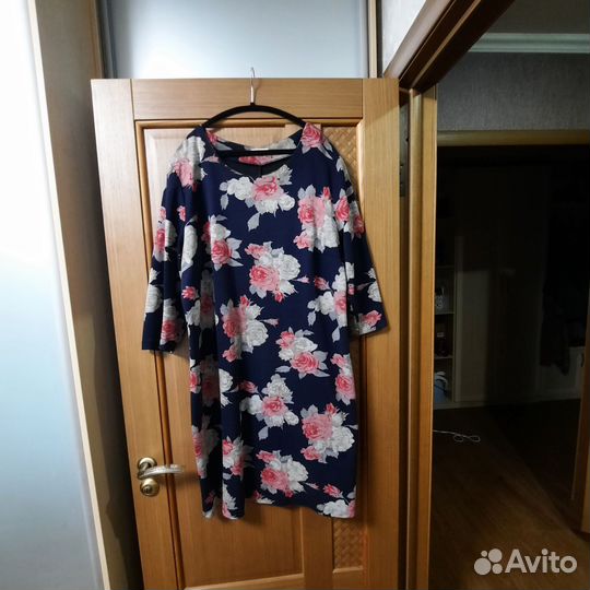 Платье темно синее р-р 62