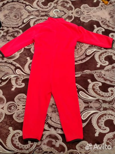 Комбинезон флисовый для девочки размер 92