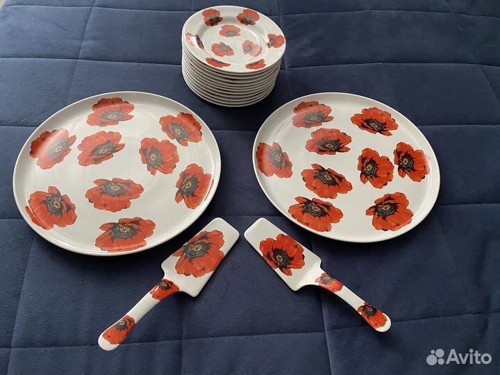 Набор столовой посуды для Пиццы 16 предметов