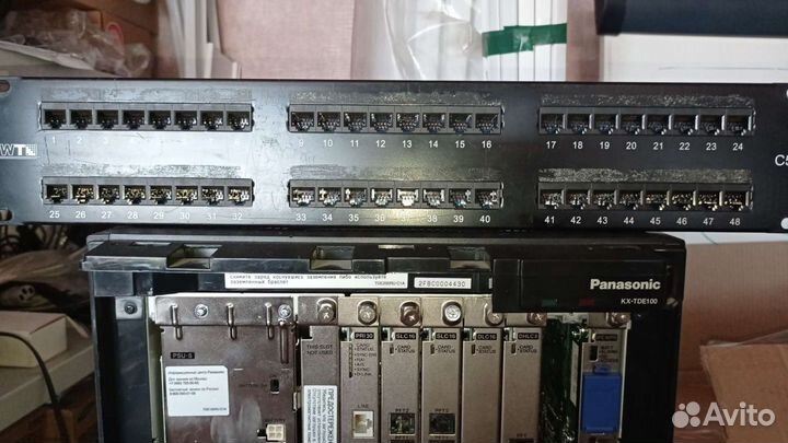 Атс Panasonic KX-TDE100 64 внутренних под ключ