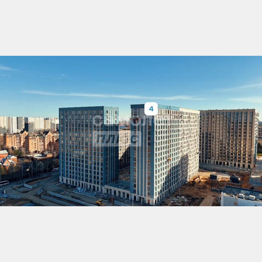 2-к. квартира, 59,6 м², 6/17 эт.