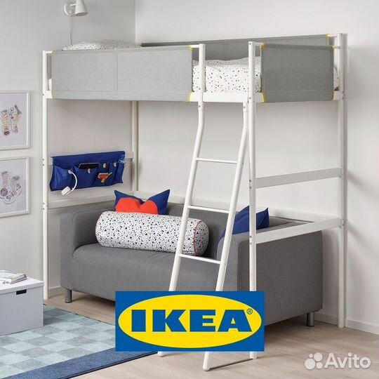 Кровать-чердак икеа vitval (витвал) IKEA