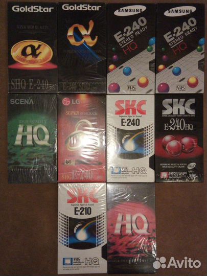 Видеокассеты б/у под запись 56 кассет