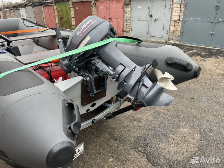 Лодка, мотор, прицеп