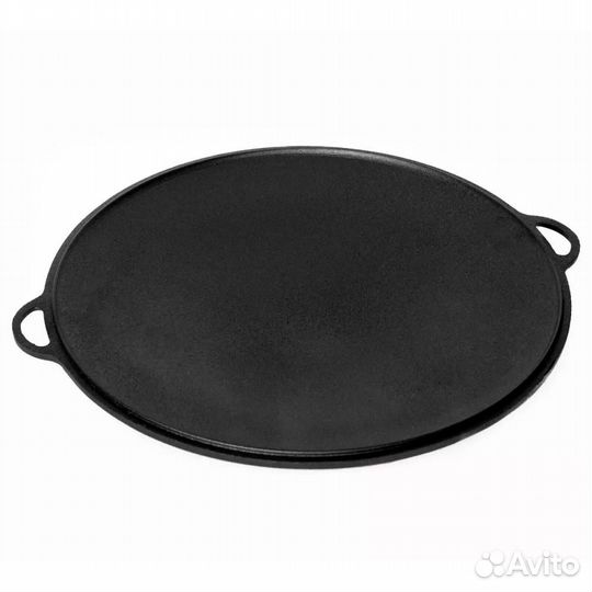 Садж сковорода с 2-мя литыми ручками, д.450, чугу