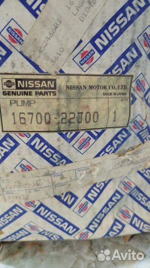 Насос тнвд nissan 16700-22J00