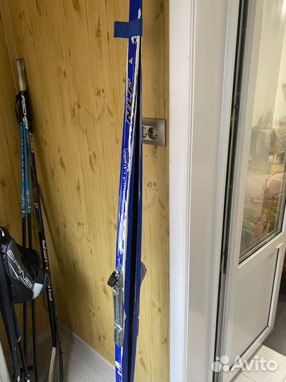 Лыжи беговые с палками