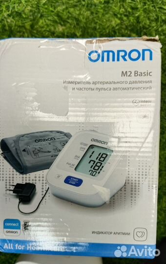 Тонометр omron M2 Basic + адаптер (HEM 7121-ARU)