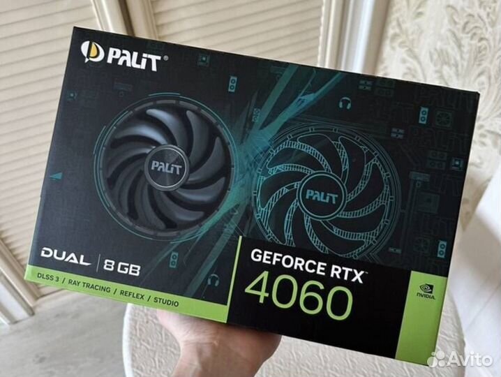Видеокарта palit nvidia geforce rtx 4060 dual 8gb