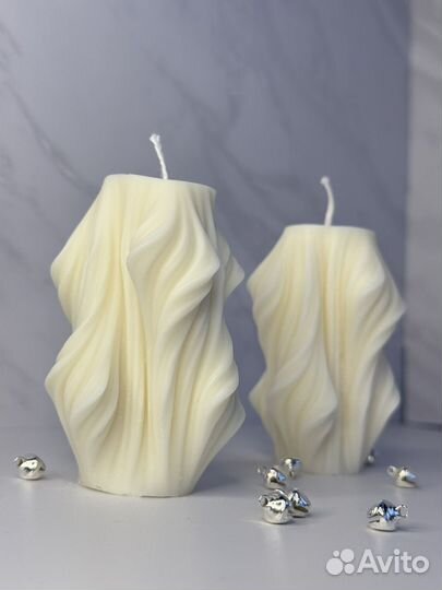 Интерьерные ароматические свечи ручной работы