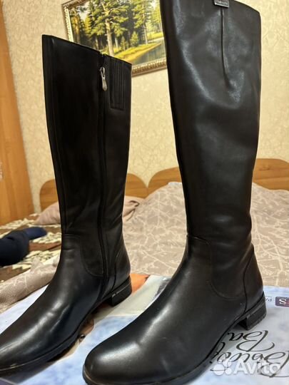 Сапоги женские натуральная кожа размер 40