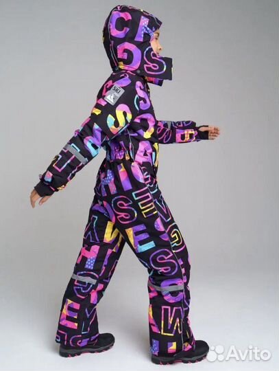 Зимний комбинезон для девочки 146 размер