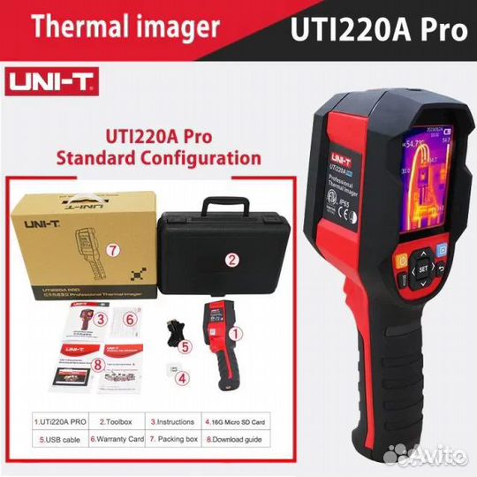 Тепловизор UNI-T 220A Pro отличное состояние