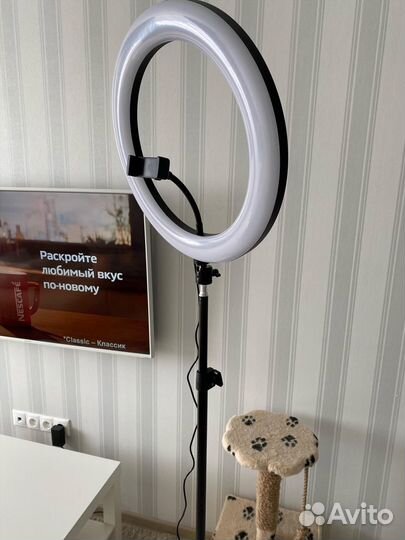 Кольцевая Лампа 36см Профессиональная Яркая