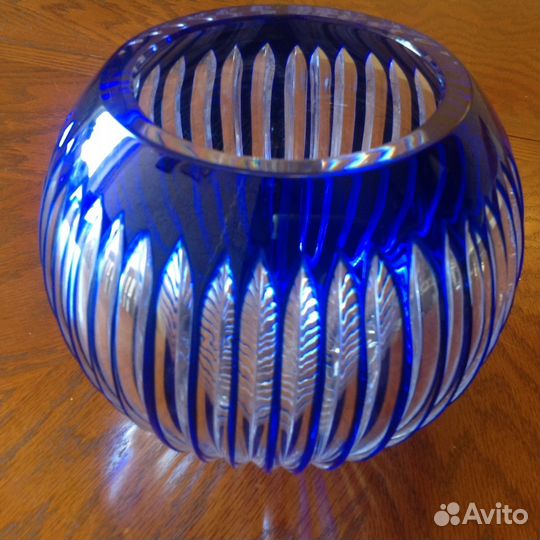 Ваза Гусь хрусталь