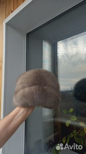 Шапка норковая женская