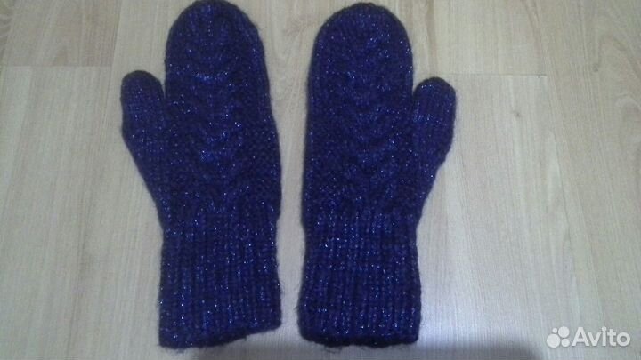 Комплект шапка, снуд, варежки