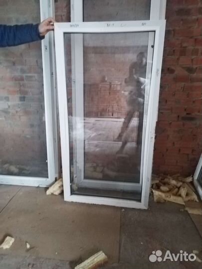 Глухое металлопластиковое окно 151*78 бу