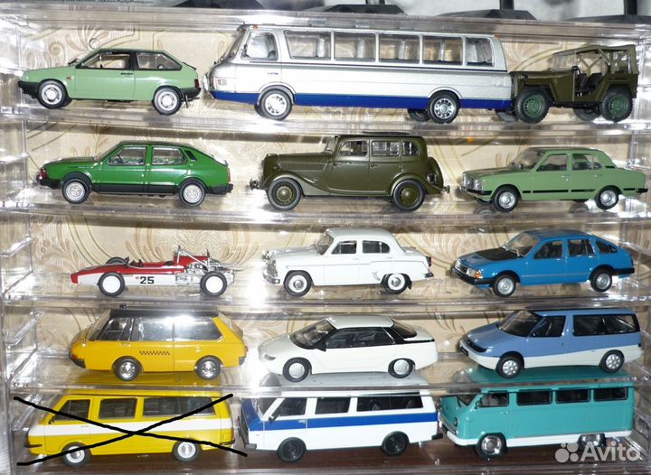 Автомодели DeAgostini легенды СССР с журналами1:43