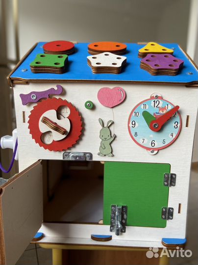 Бизиборд домик со светом большой