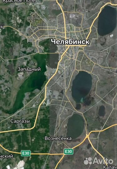 Карты Челябинской обл. для Garmin спутниковые