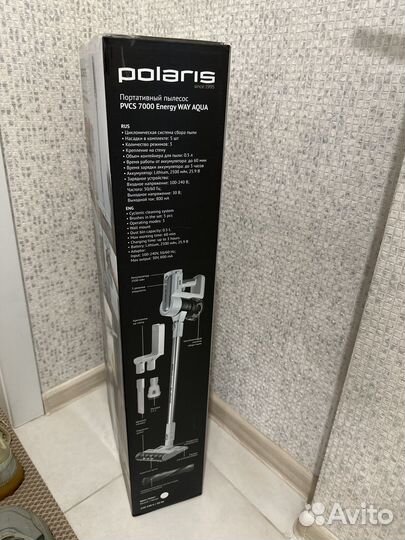 Портативный пылесос Polaris pvcs 7000