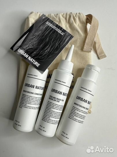 Набор шампунь кондиционер пилинг Urban Nature