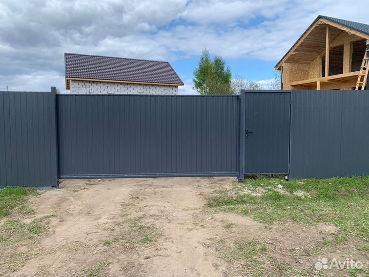 Ворота распашные и откатные