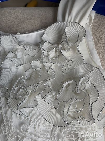 Платье для девочки белое 7 лет