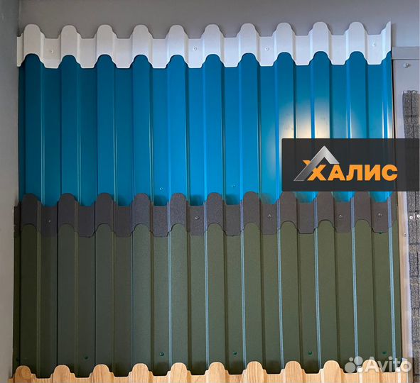 Профнастил фигурный забор