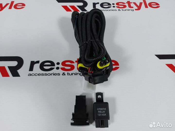 Проводка для туманок с кнопкой Toyota S2262